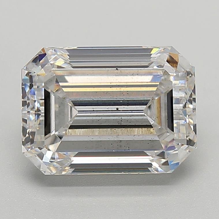 4.98ct F SI1 Excellent Cut Emerald Lab Grown Diamond