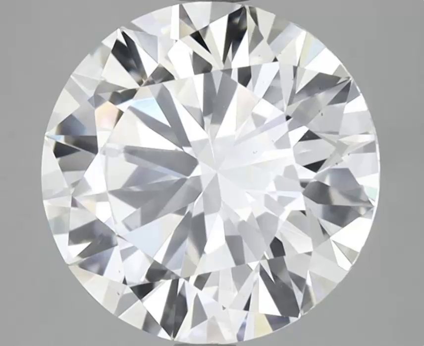 4.00 Carat Round Lab Diamond