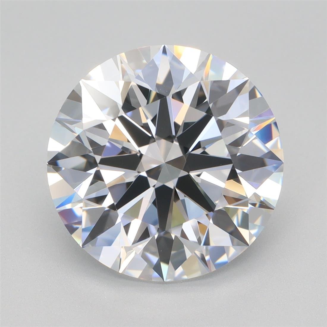 4.16ct D VVS2 Rare Carat Ideal Cut Round Lab Grown Diamond