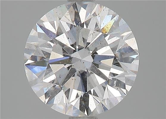 2.06ct E SI2 Rare Carat Ideal Cut Round Diamond