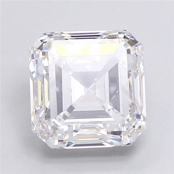 6.50ct E VS1 Excellent Cut Asscher Lab Grown Diamond