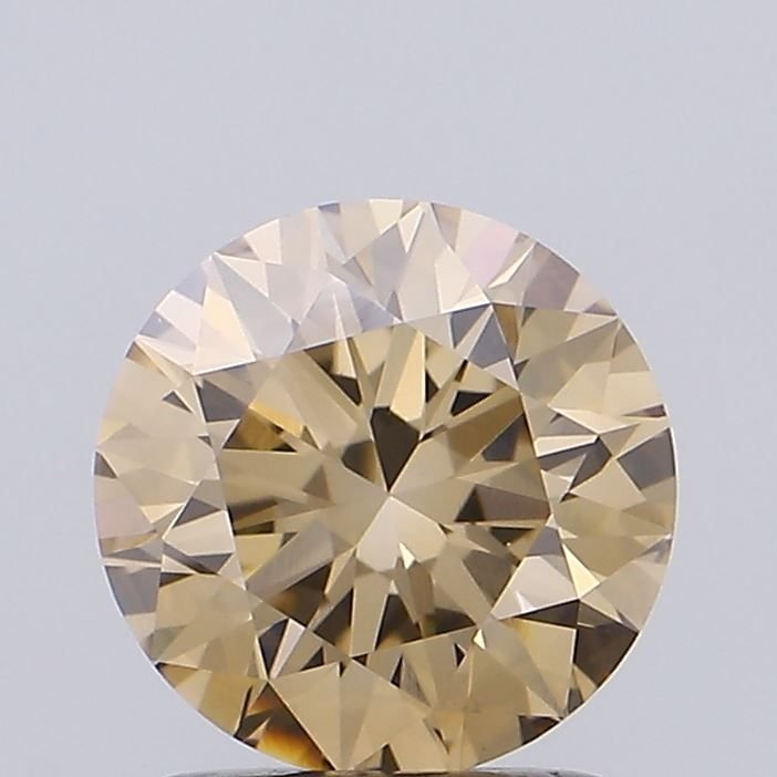 1.53 Ct. Fancy Brown Round Lab Diamond
