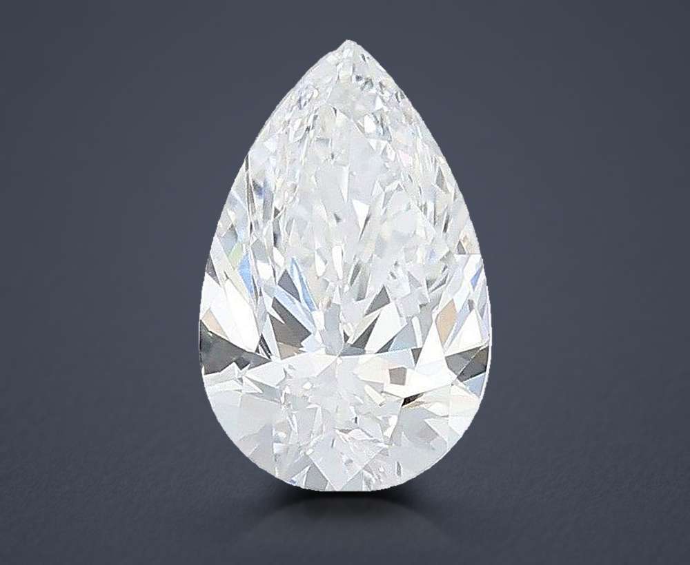 1.00 Carat Pear Lab Diamond