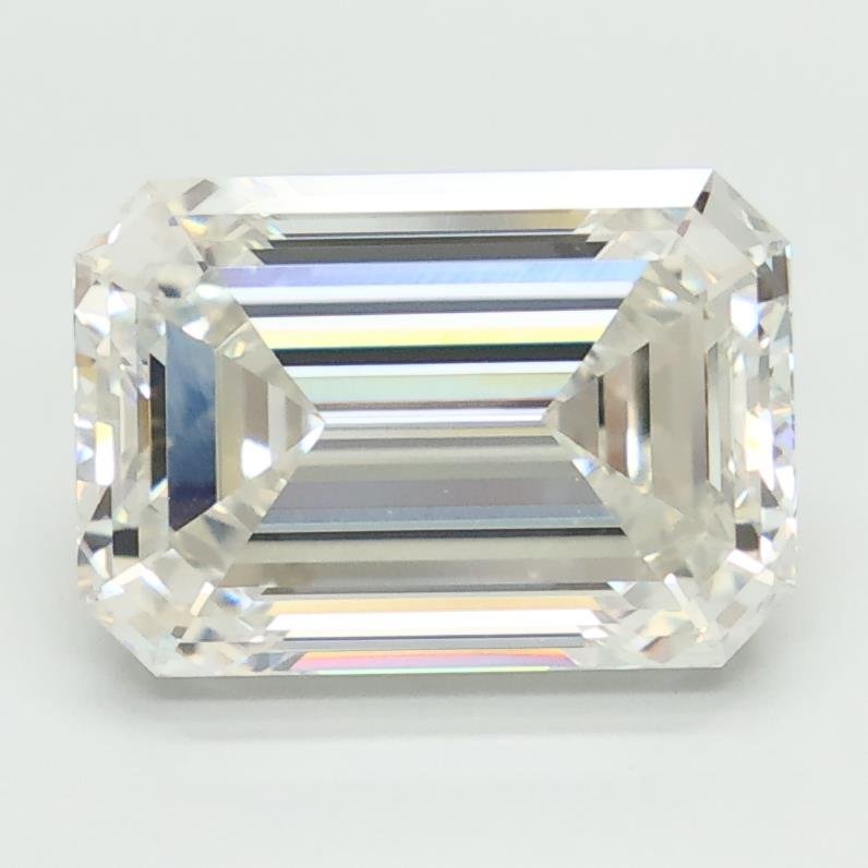 3.98ct G VVS2 Excellent Cut Emerald Lab Grown Diamond