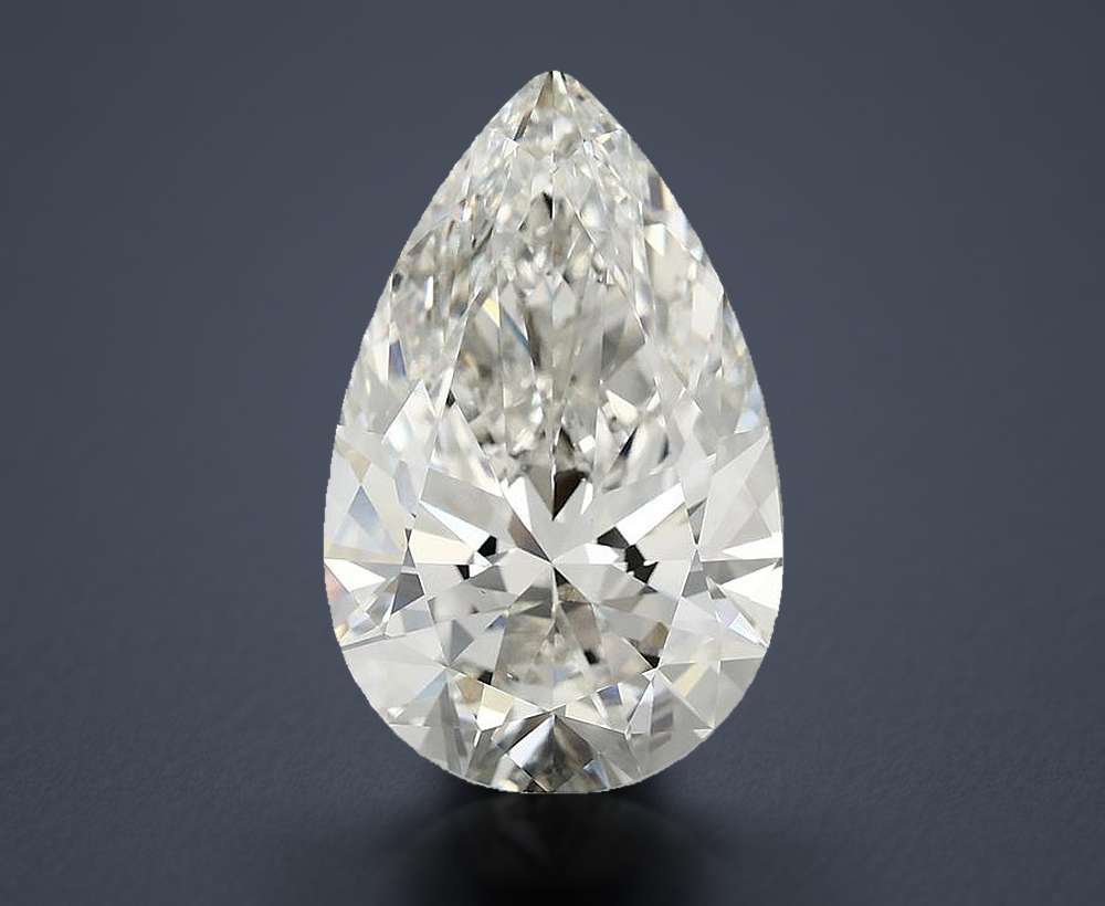 5.96 Carat Pear Lab Diamond