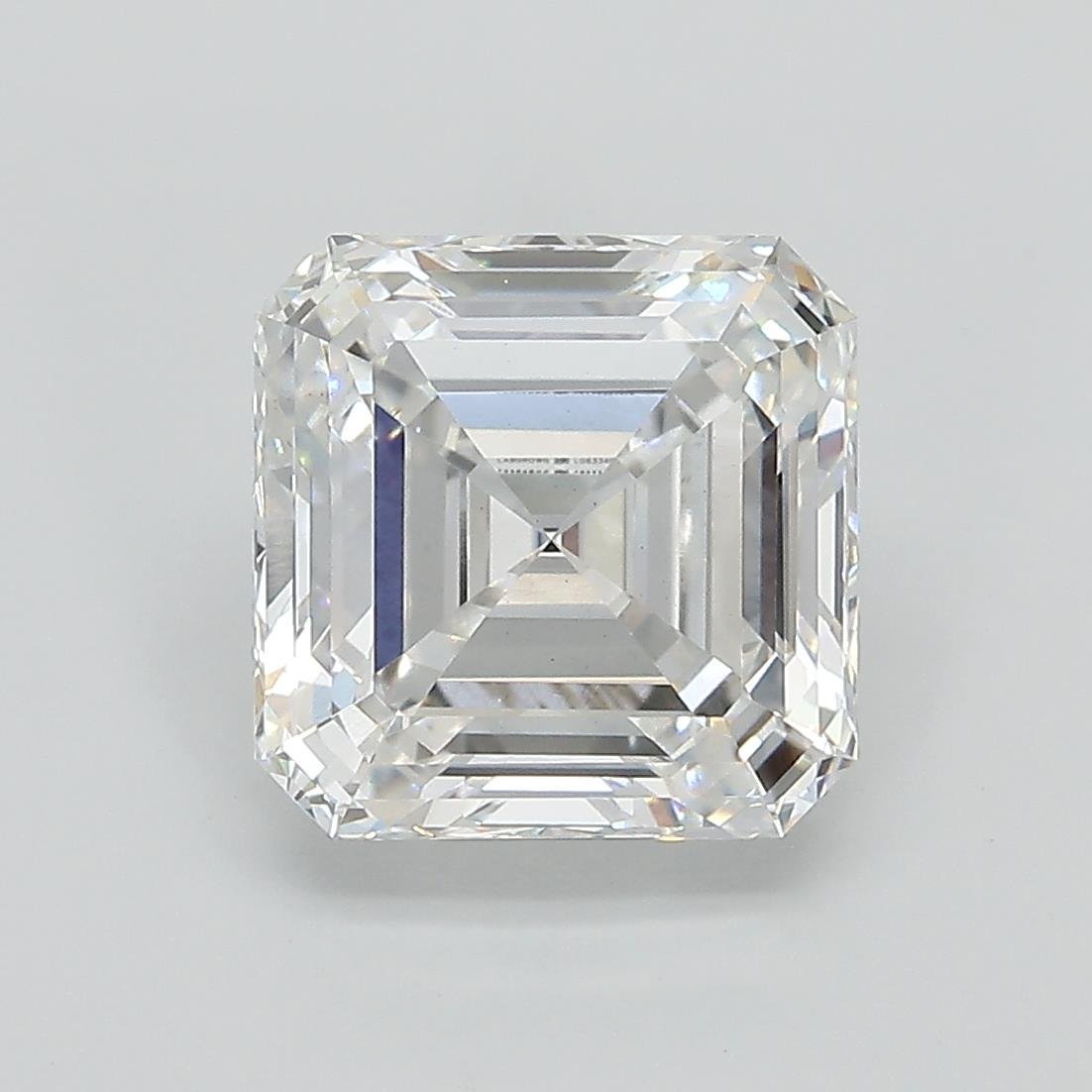 3.56ct E VS1 Rare Carat Ideal Cut Asscher Lab Grown Diamond