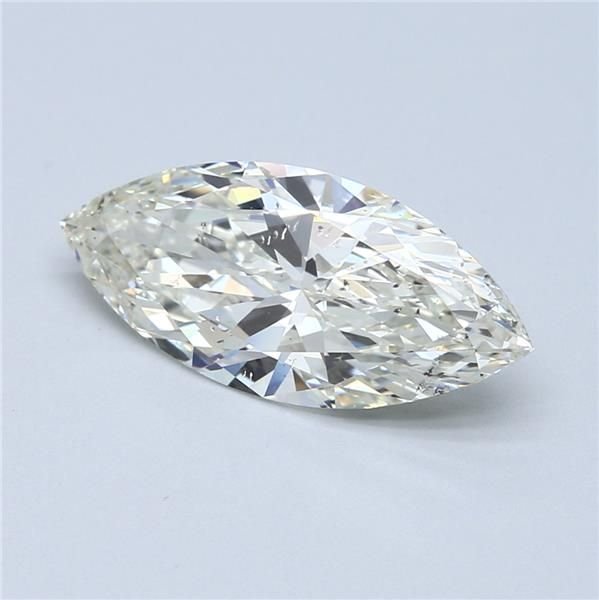 3.01ct K SI2 Rare Carat Ideal Cut Marquise Diamond