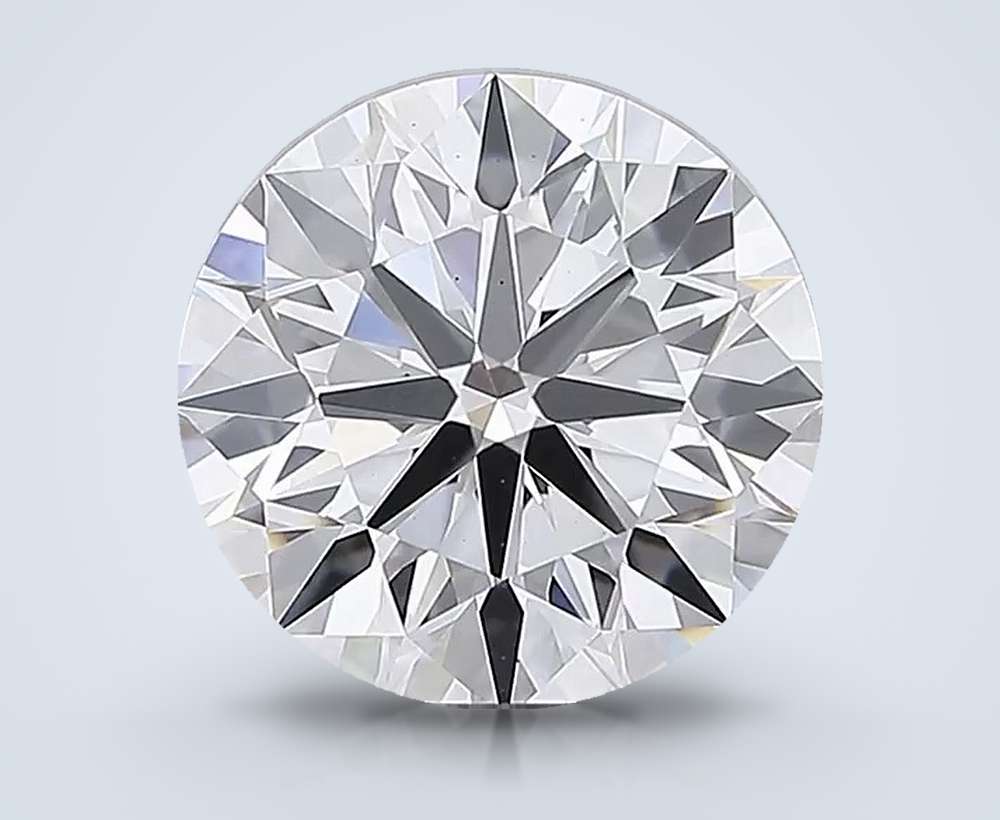 3.80 Carat Round Lab Diamond