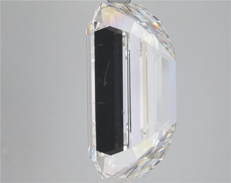 13.07ct F SI1 Rare Carat Ideal Cut Emerald Lab Grown Diamond