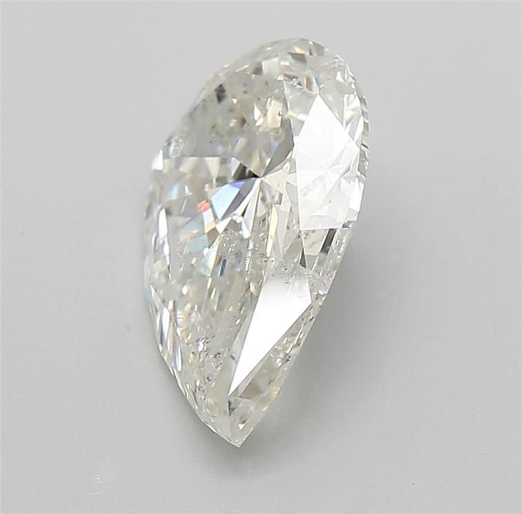 3.57ct H SI2 Rare Carat Ideal Cut Pear Diamond