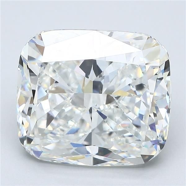 8.19ct H VS2 Rare Carat Ideal Cut Cushion Diamond