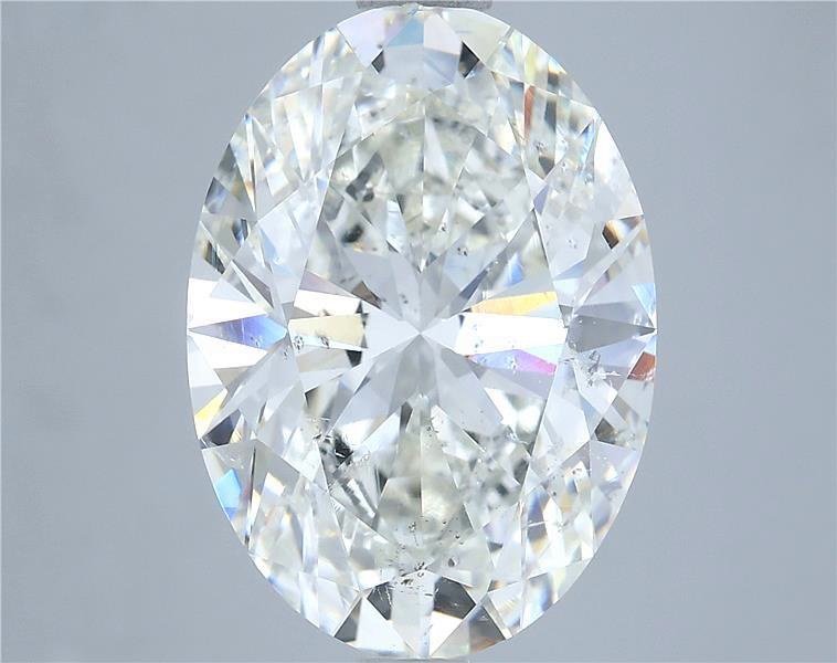 5.01ct I SI2 Rare Carat Ideal Cut Oval Diamond