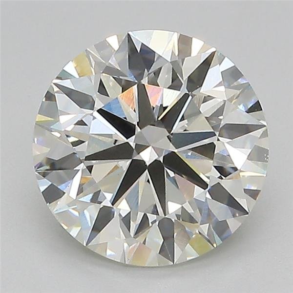 2.59ct J VS1 Excellent Cut Round Lab Grown Diamond