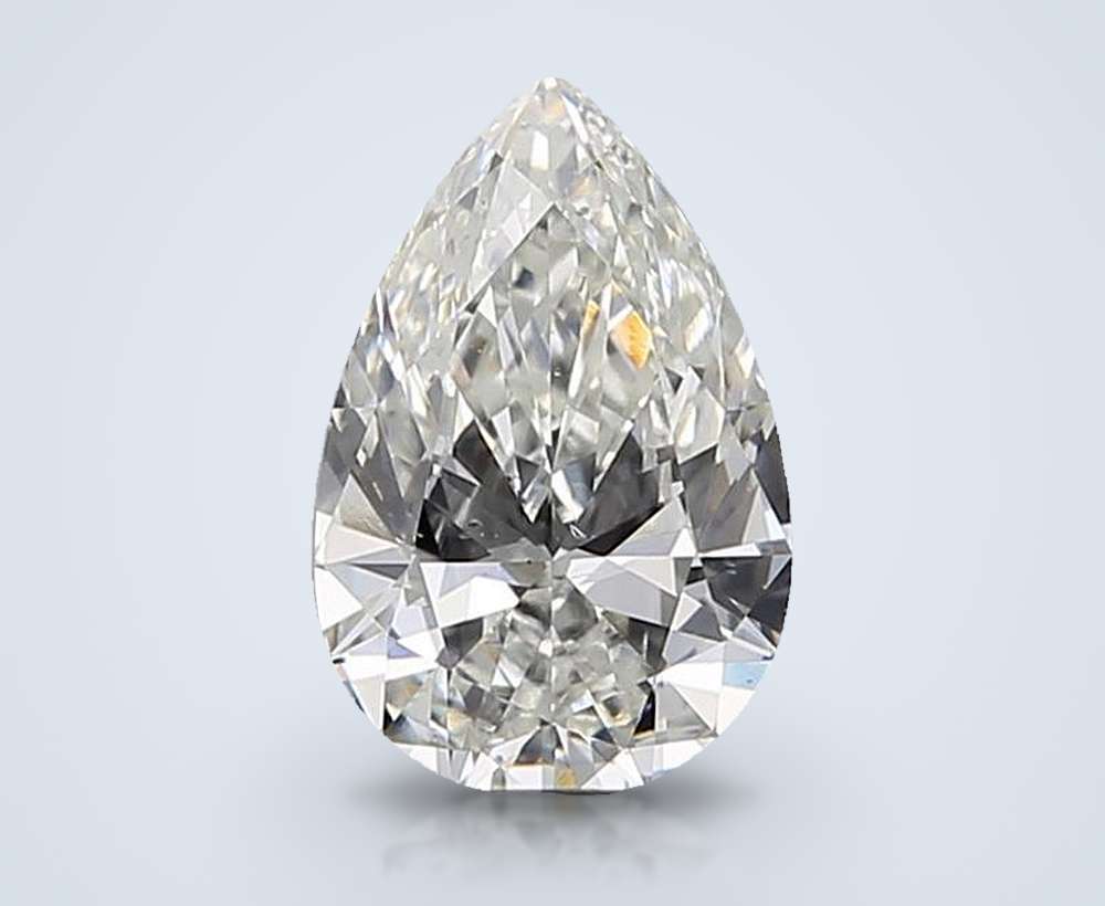 0.50 Carat Pear Natural Diamond