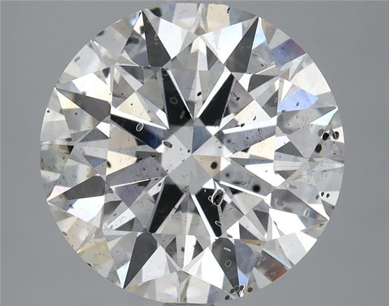6.11ct H SI2 Rare Carat Ideal Cut Round Lab Grown Diamond