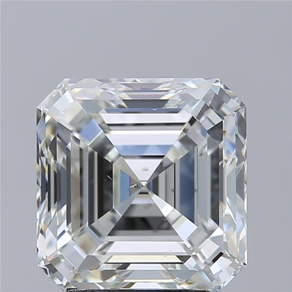 3.02ct H VS2 Rare Carat Ideal Cut Asscher Diamond