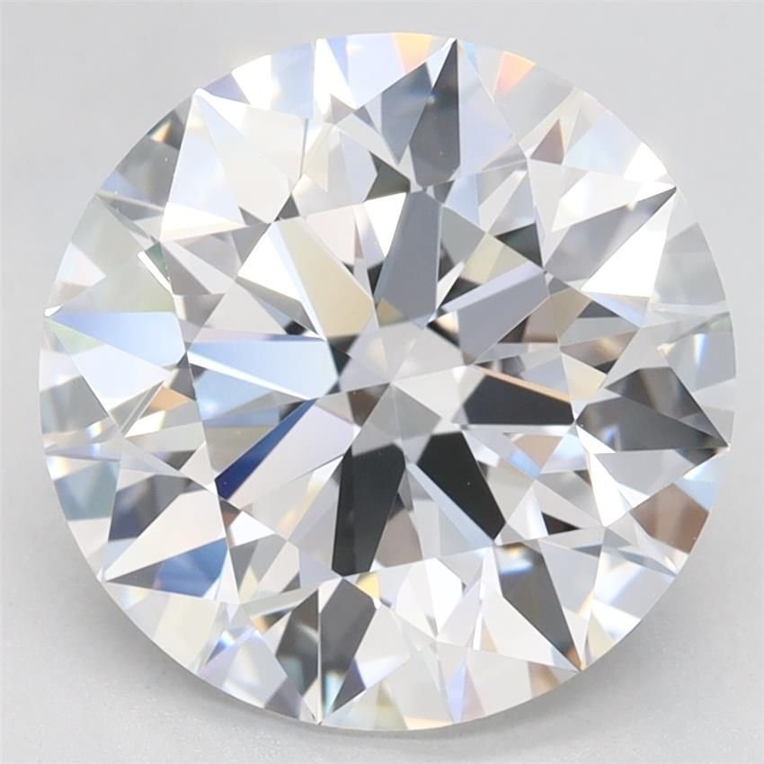 4.28ct D VVS2 Rare Carat Ideal Cut Round Lab Grown Diamond