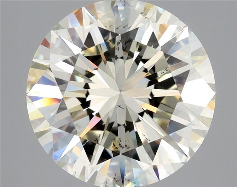 3.01ct J SI1 Excellent Cut Round Diamond