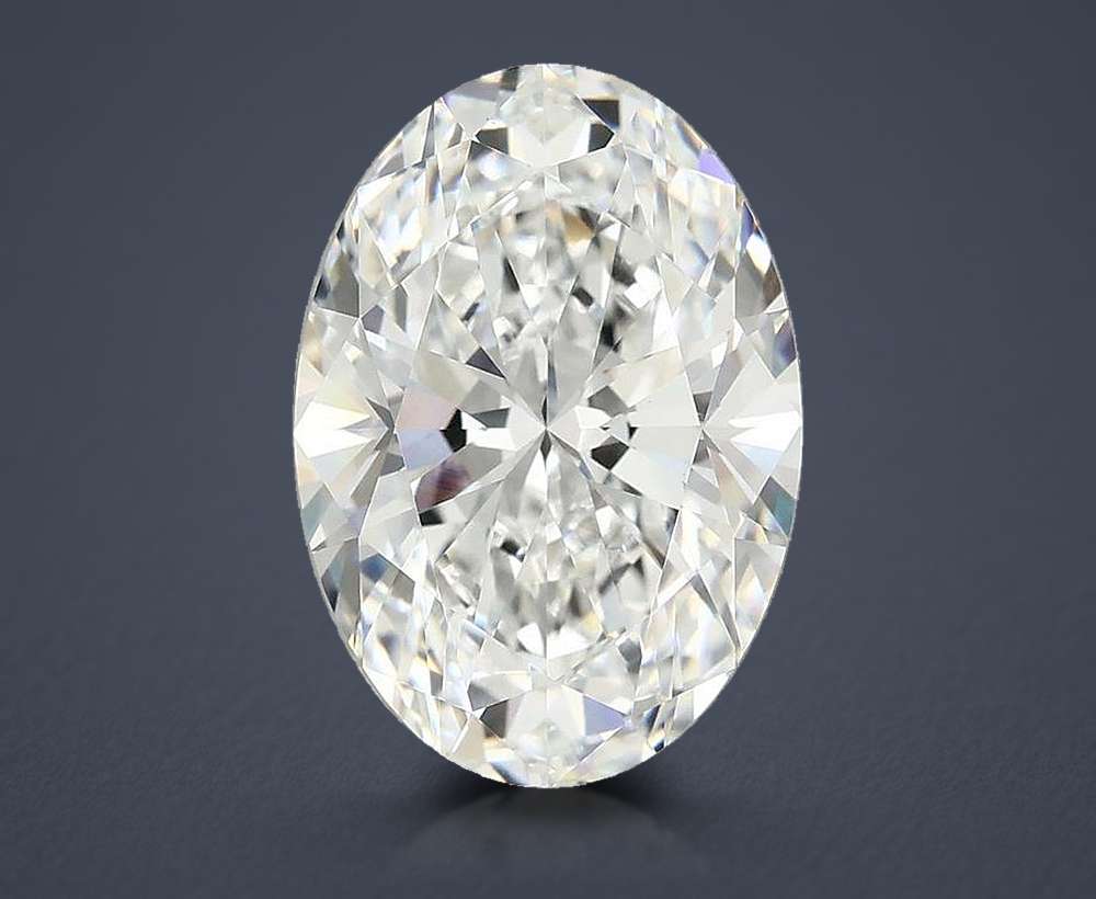 3.92 Carat Oval Lab Diamond