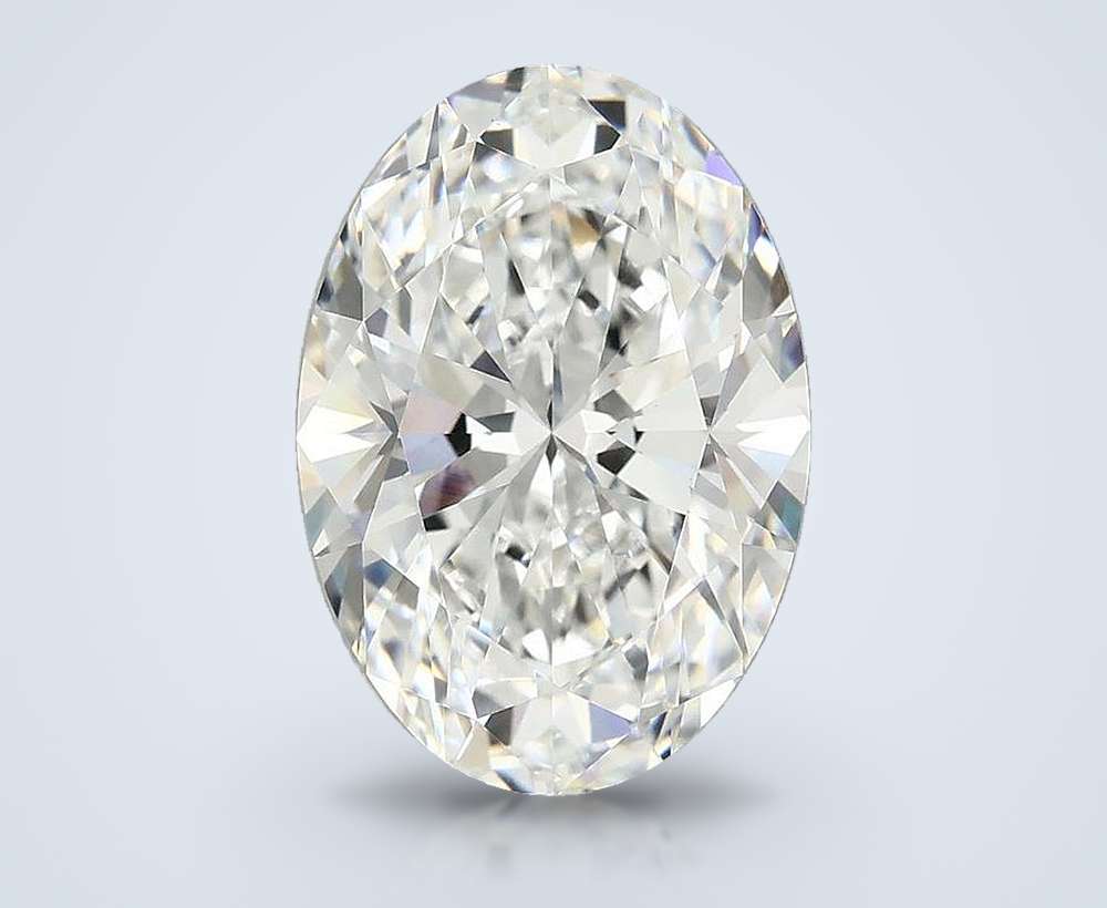 3.92 Carat Oval Lab Diamond