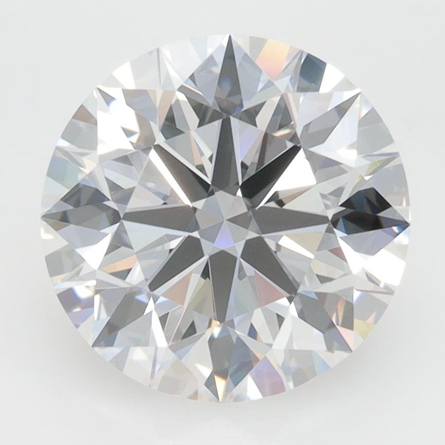 3.57ct D VVS2 Rare Carat Ideal Cut Round Lab Grown Diamond