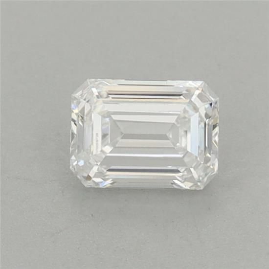 0.53ct D VVS2 Rare Carat Ideal Cut Emerald Lab Grown Diamond