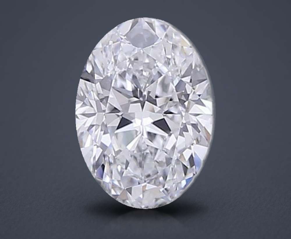 0.63 Carat Oval Lab Diamond