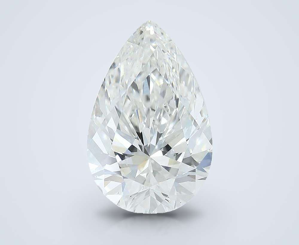 2.63 Carat Pear Lab Diamond