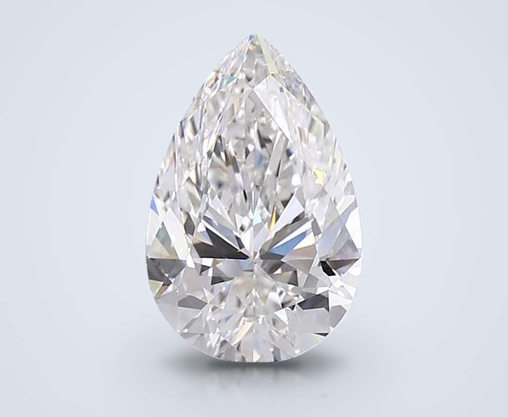 5.04 Carat Pear Lab Diamond