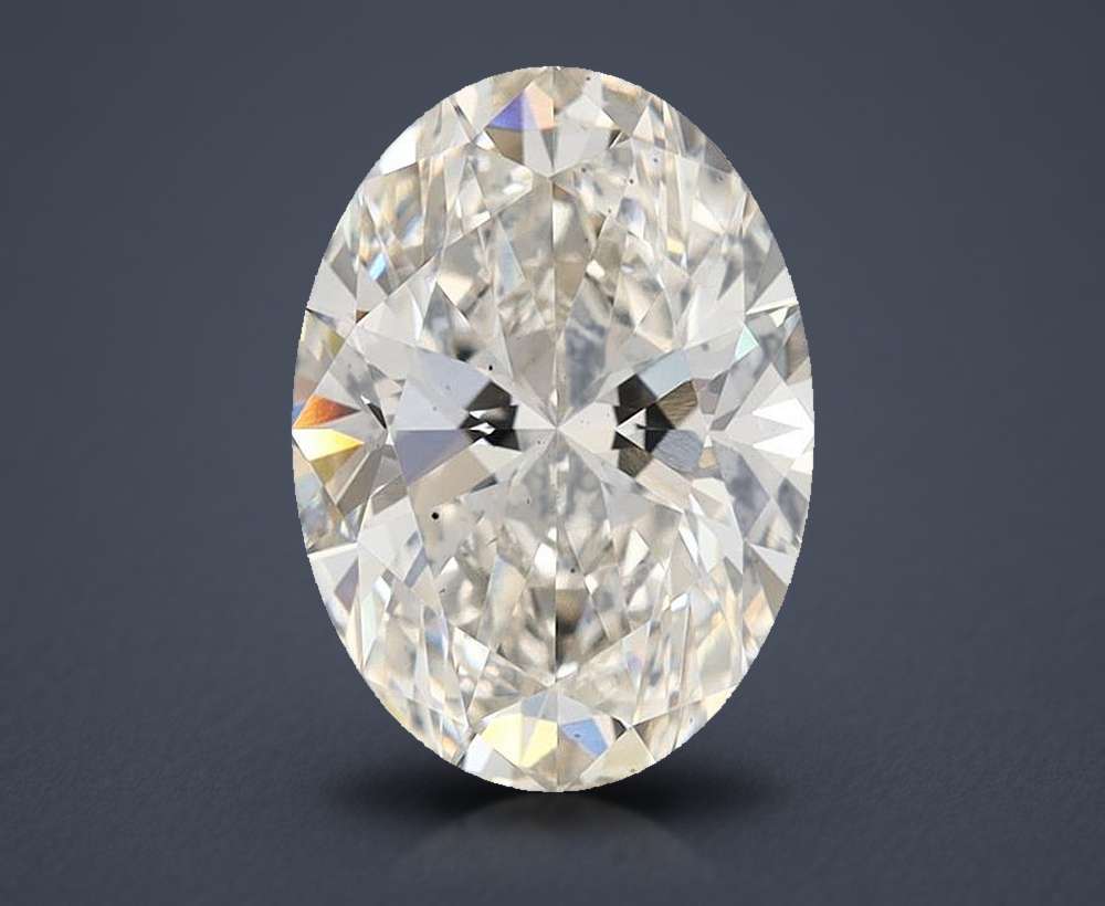 2.55 Carat Oval Lab Diamond