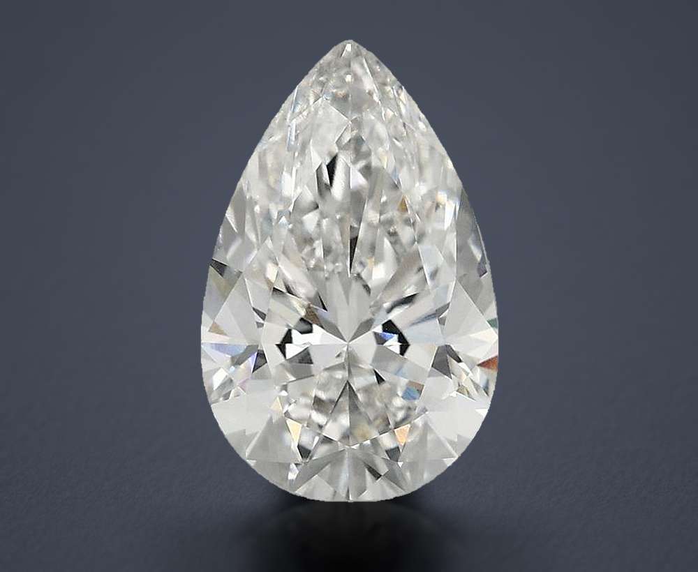 3.00 Carat Pear Lab Diamond
