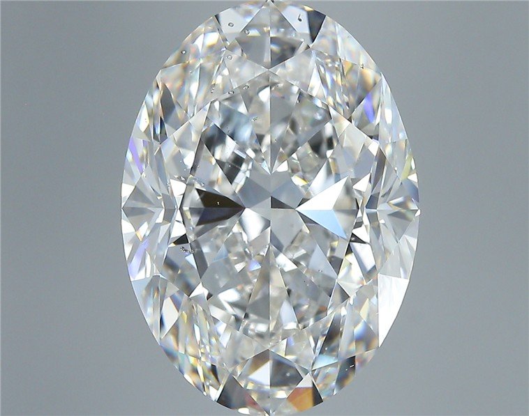 10.03ct G SI1 Rare Carat Ideal Cut Oval Diamond