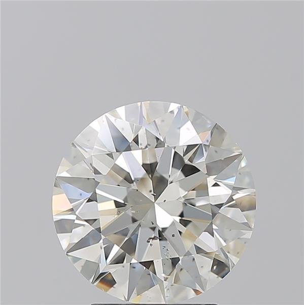 3.30ct K SI1 Rare Carat Ideal Cut Round Diamond