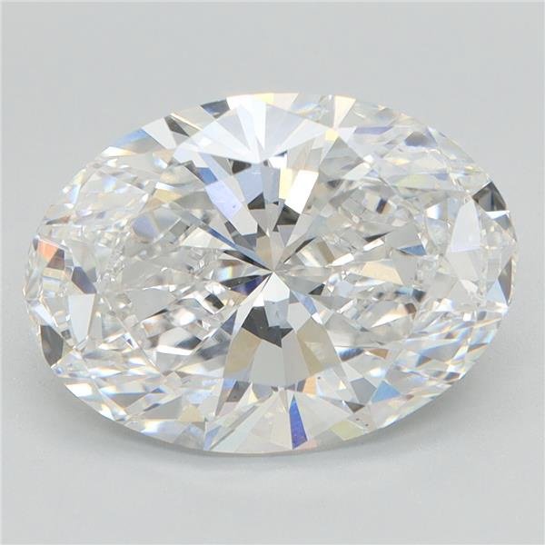 4.15ct D VS1 Rare Carat Ideal Cut Oval Lab Grown Diamond