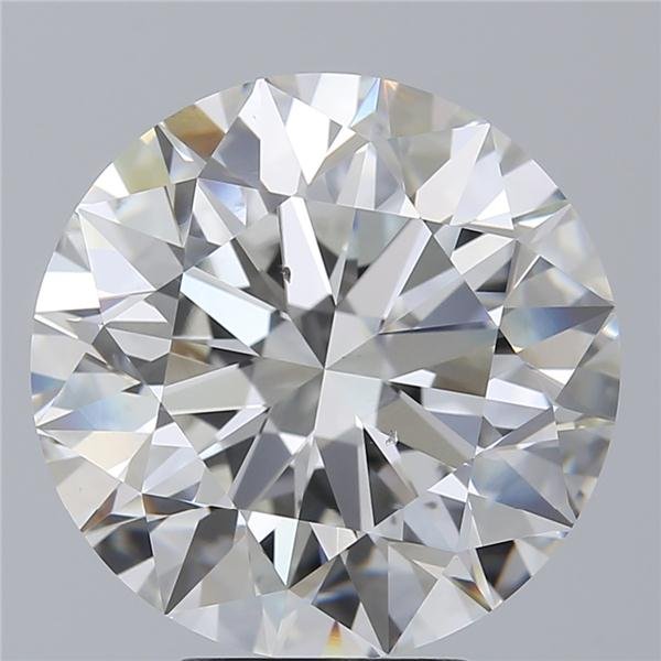 5.36ct G SI1 Rare Carat Ideal Cut Round Diamond