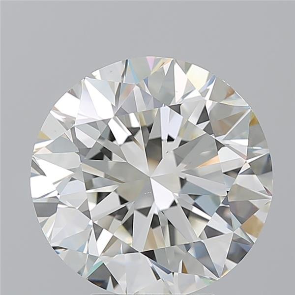 6.01ct J VS2 Rare Carat Ideal Cut Round Diamond