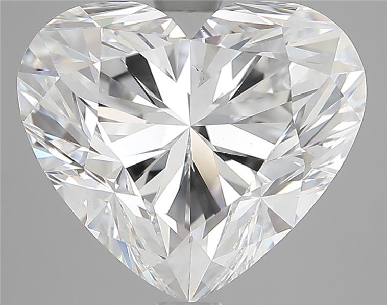5.04ct D VS2 Rare Carat Ideal Cut Heart Diamond