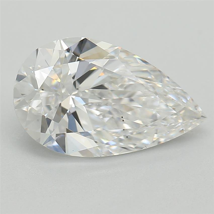 1.09ct E VS2 Rare Carat Ideal Cut Pear Lab Grown Diamond