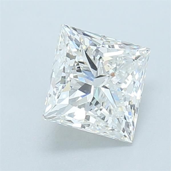 2.02ct F VVS2 Rare Carat Ideal Cut Princess Lab Grown Diamond