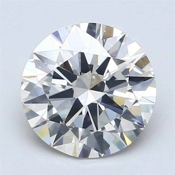 2.02ct J SI1 Rare Carat Ideal Cut Round Diamond