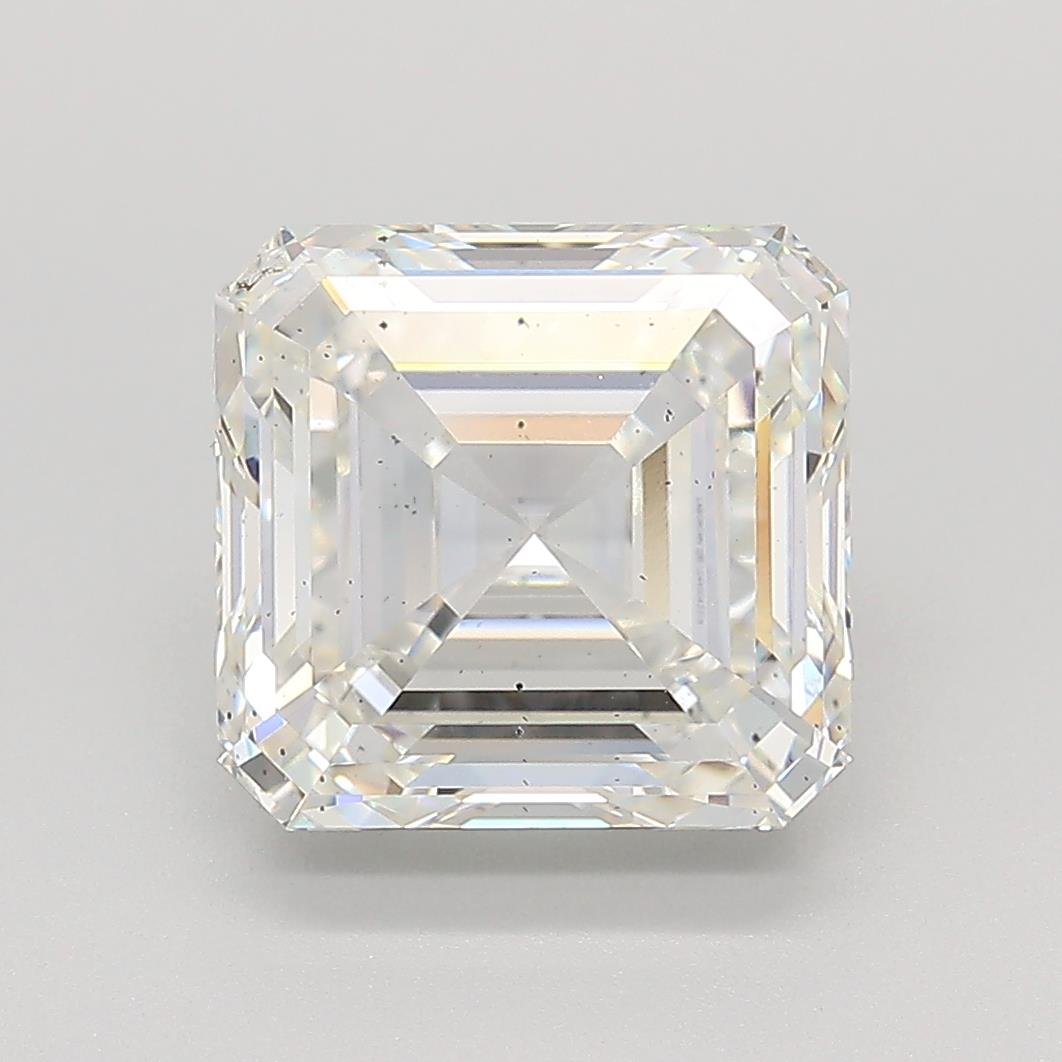 4.01ct H SI1 Very Good Cut Asscher Lab Grown Diamond