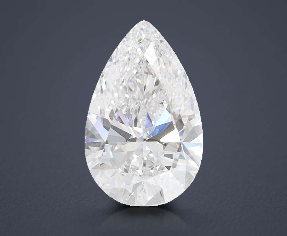1.33 Carat Pear Lab Diamond