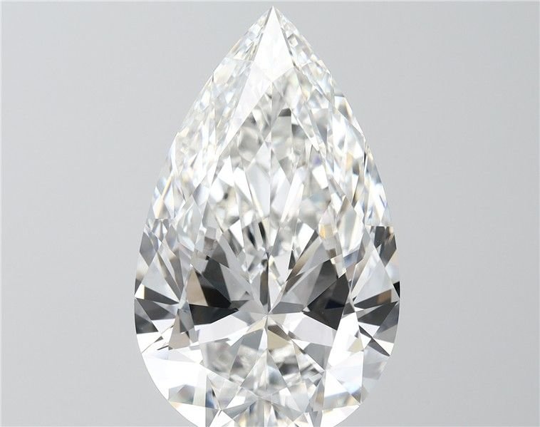 12.07ct E VVS2 Rare Carat Ideal Cut Pear Lab Grown Diamond