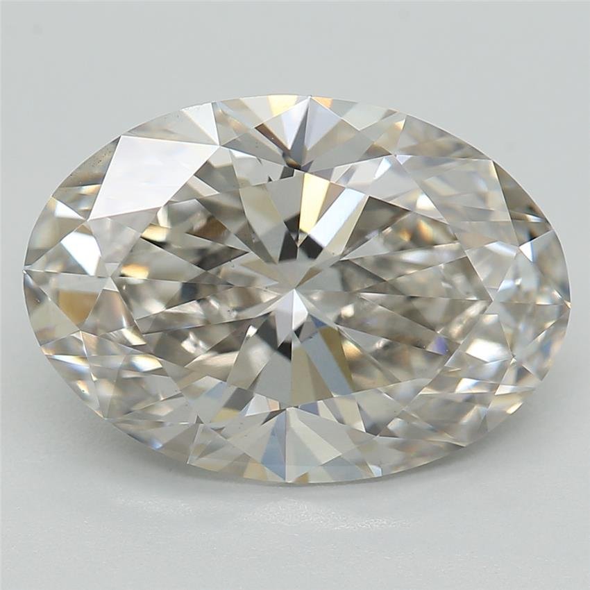 2.82ct I SI1 Rare Carat Ideal Cut Oval Lab Grown Diamond