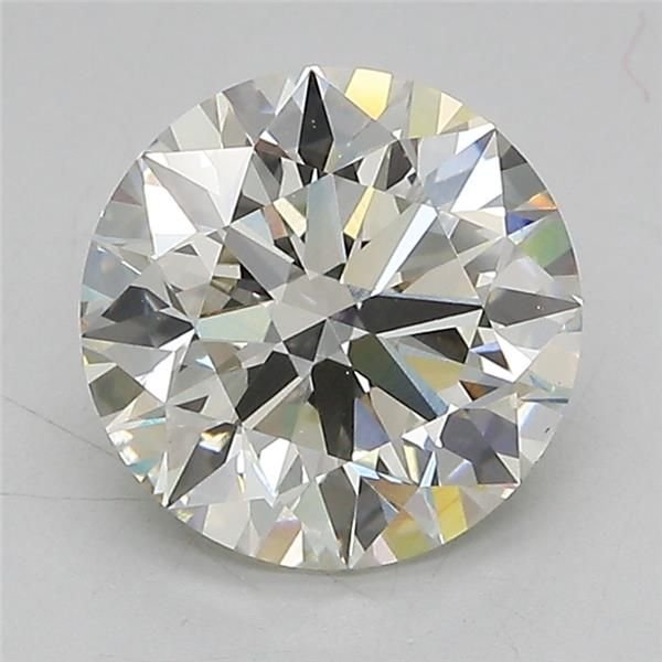 2.51ct J VS1 Rare Carat Ideal Cut Round Lab Grown Diamond