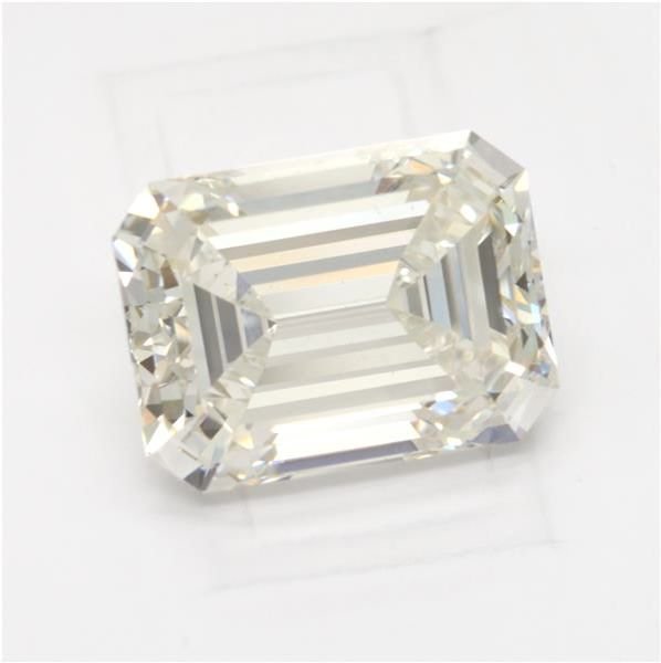 3.09ct I VS2 Rare Carat Ideal Cut Emerald Lab Grown Diamond