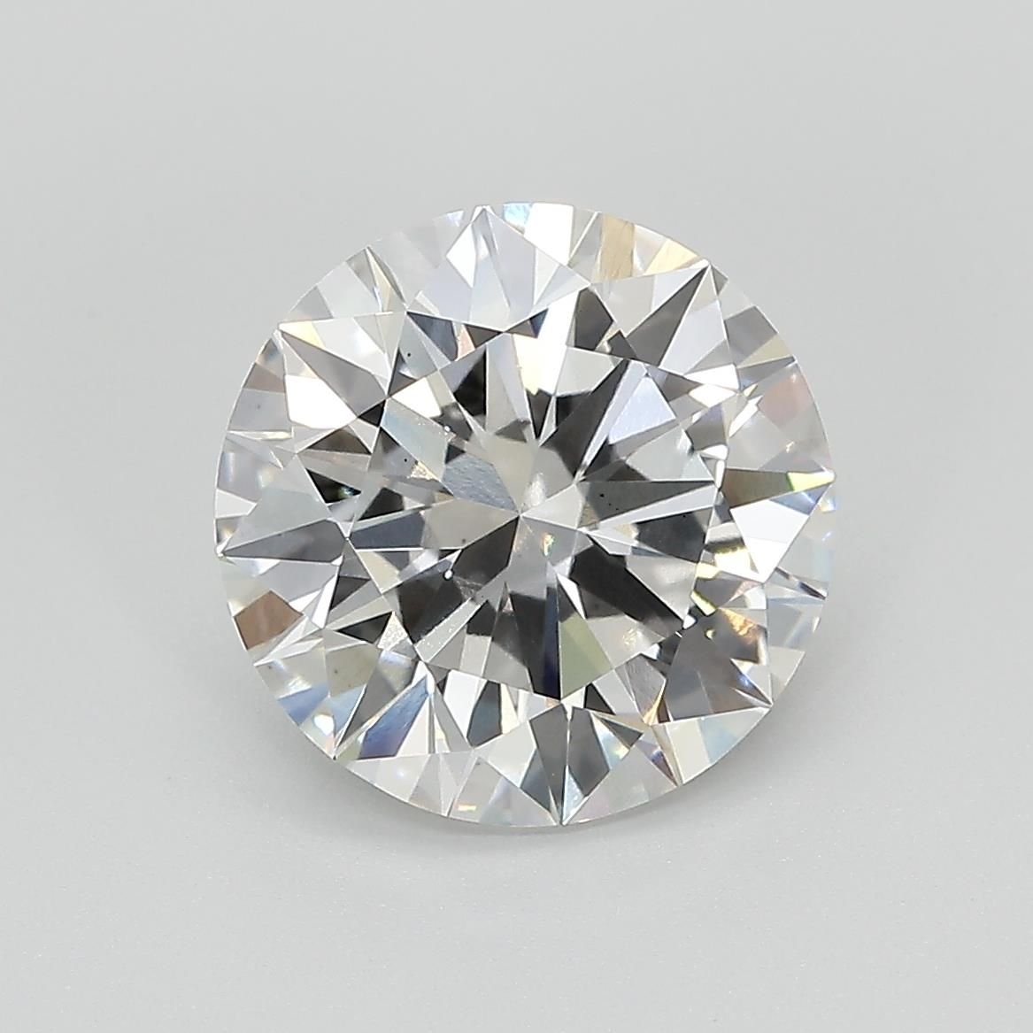 3.70ct G VS2 Rare Carat Ideal Cut Round Lab Grown Diamond