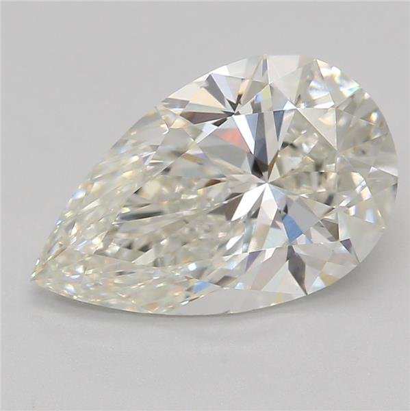 1.53ct H VVS2 Rare Carat Ideal Cut Pear Lab Grown Diamond