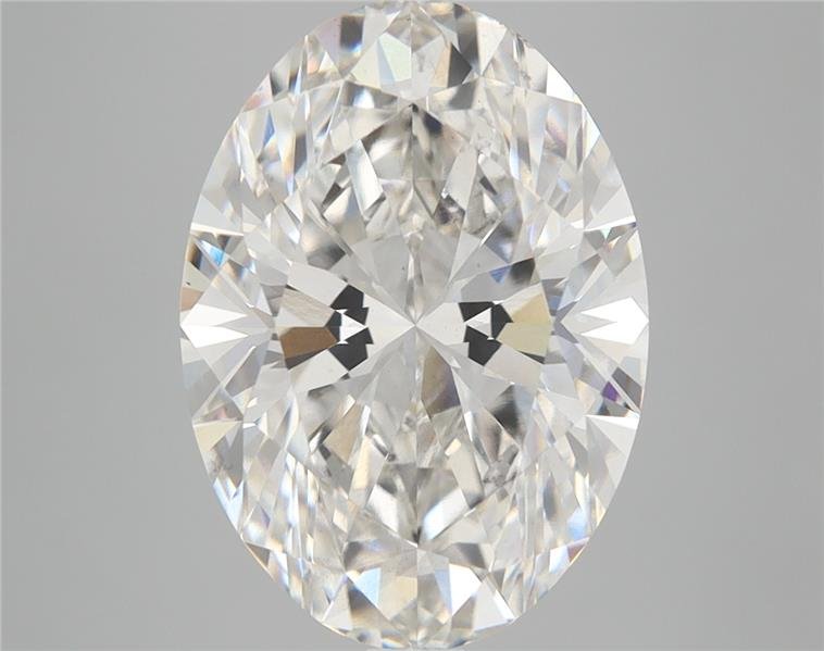 5.38ct H VS2 Rare Carat Ideal Cut Oval Lab Grown Diamond