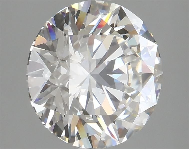 3.16ct F SI1 Rare Carat Ideal Cut Round Lab Grown Diamond